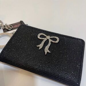 VICTORIA'S SECRET PINK Bling BOWS with Rhinestones KEYCHAIN / Wristlet & Wallet